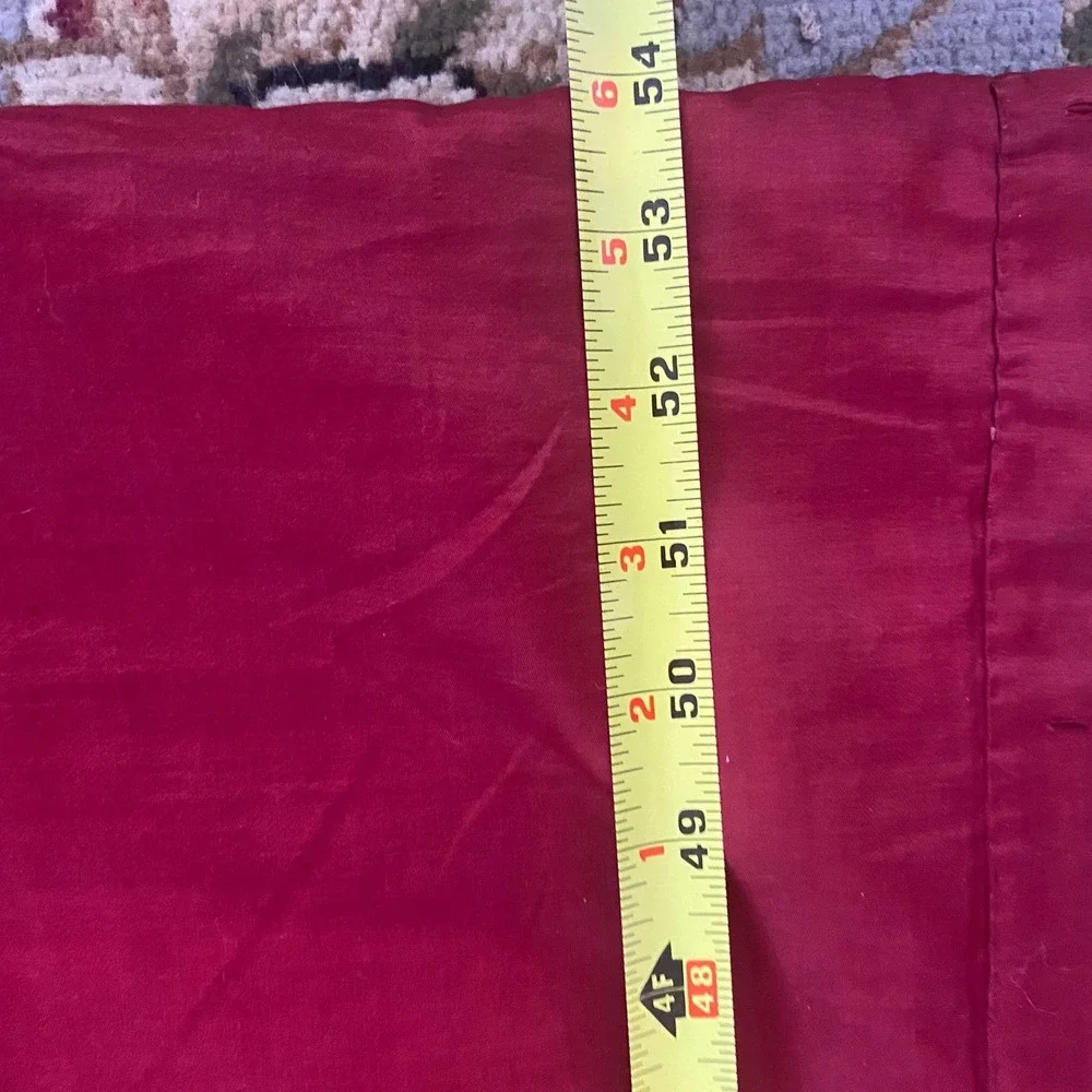 Antique Victorian Crazy Quilt Hand Embroidered Silk Velvet Patchwork Red Damaged